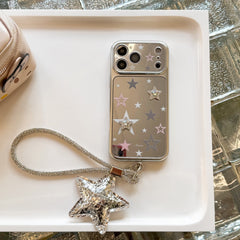 Plated Mirror Finish 3D Star Phone Case for iPhone 13-17 Pro Max