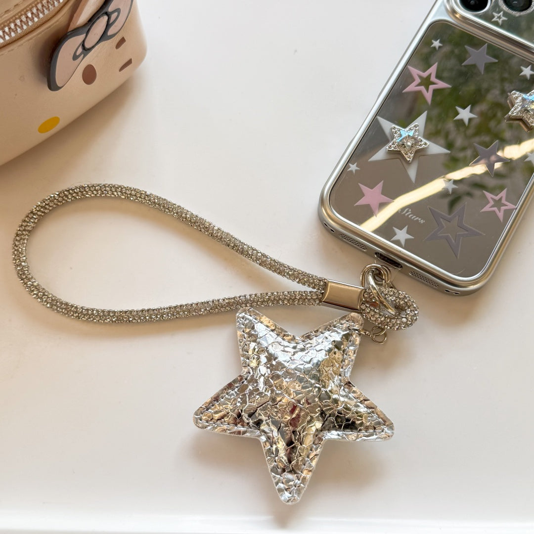 Plated Mirror Finish 3D Star Phone Case for iPhone 13-17 Pro Max