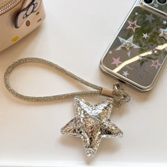 Plated Mirror Finish 3D Star Phone Case for iPhone 13-17 Pro Max