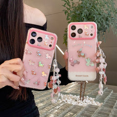 Gilded Pink Pony Phone Case for iPhone 13-17 Pro Max