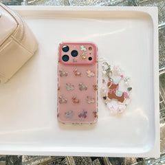 Gilded Pink Pony Phone Case for iPhone 13-17 Pro Max