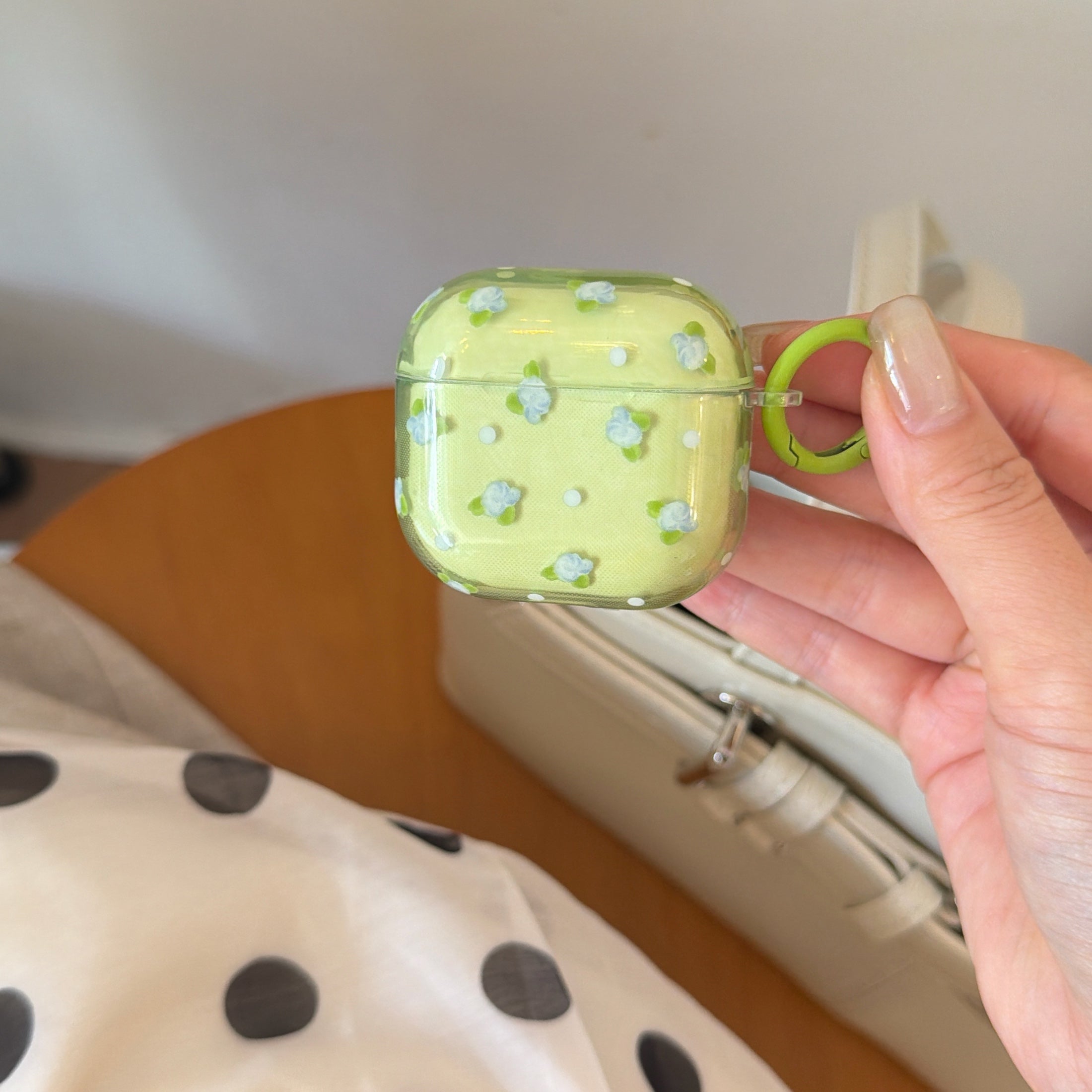 Funda para AirPods de Pastel de Fresa Rosa y Amarillo: Carcasa Protectora de Silicona Suave a prueba de Golpes Serie Postres