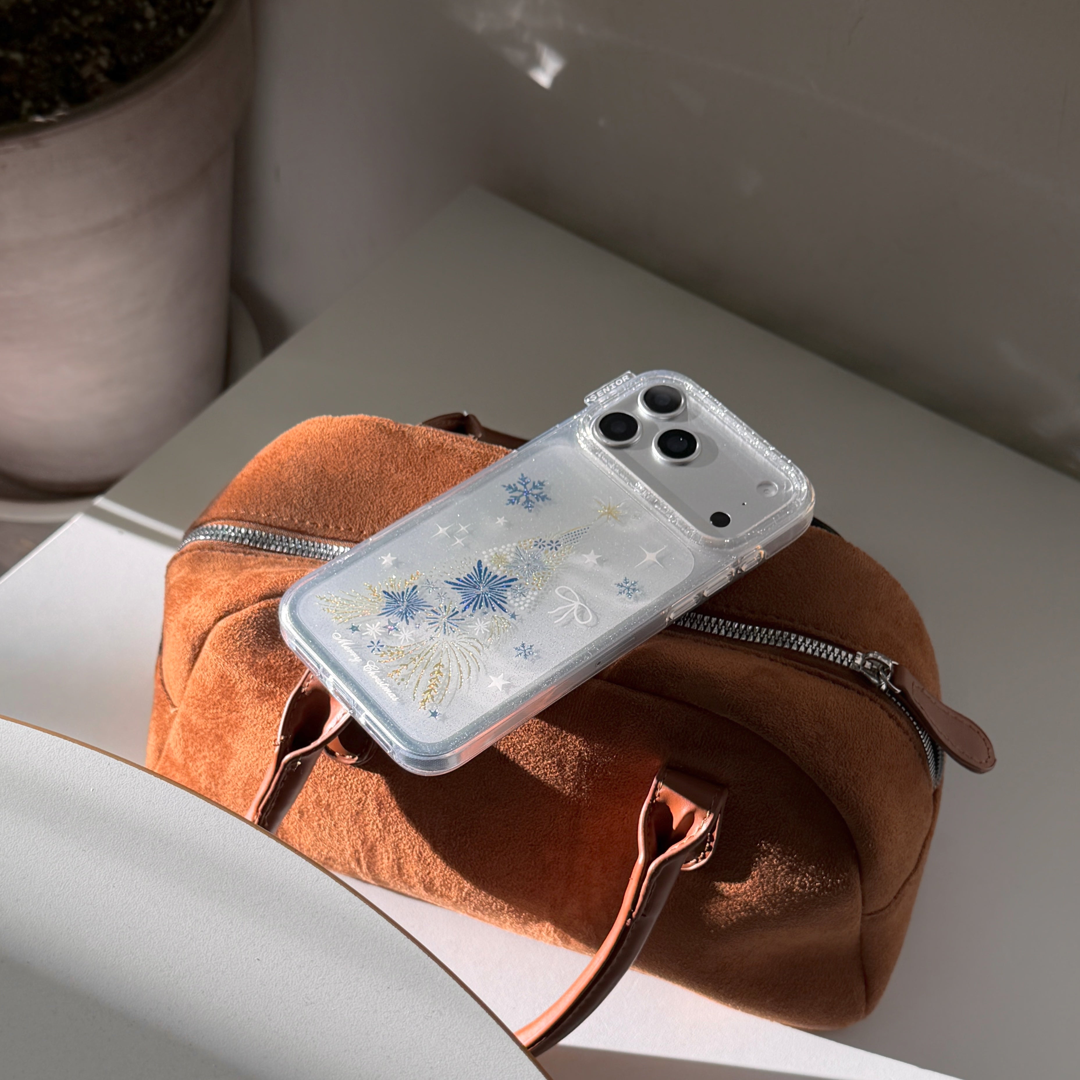 Glitter Christmas Tree Phone Case