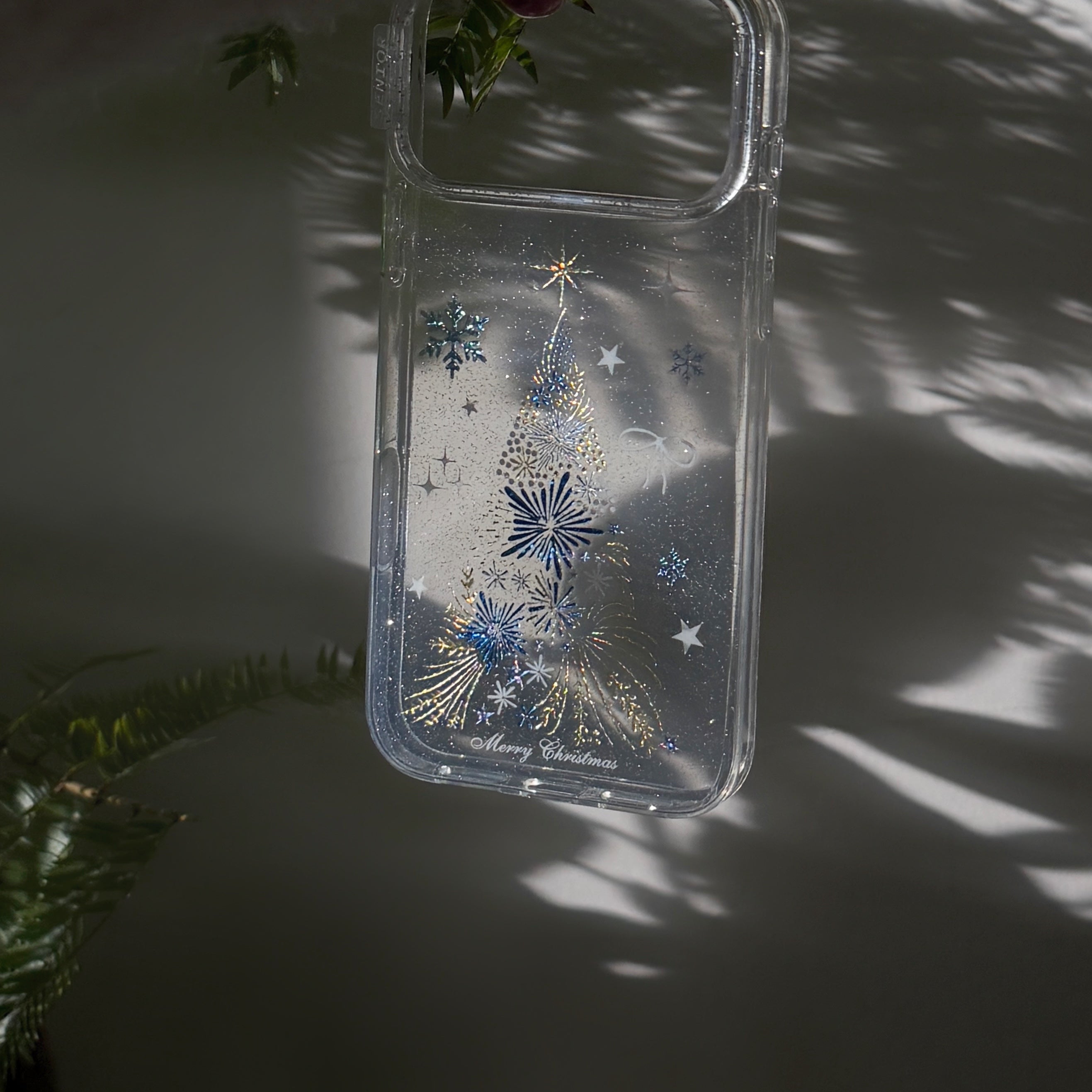 Glitter Christmas Tree Phone Case