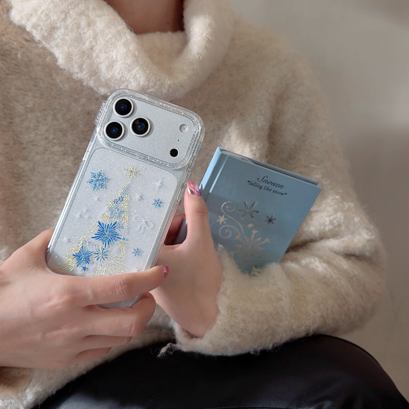 Glitter Christmas Tree Phone Case