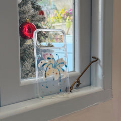 Glitter Gold Lily Phone Case