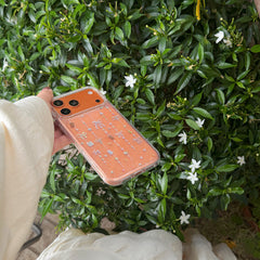 Glittery Gold Bow Bear Phone Case