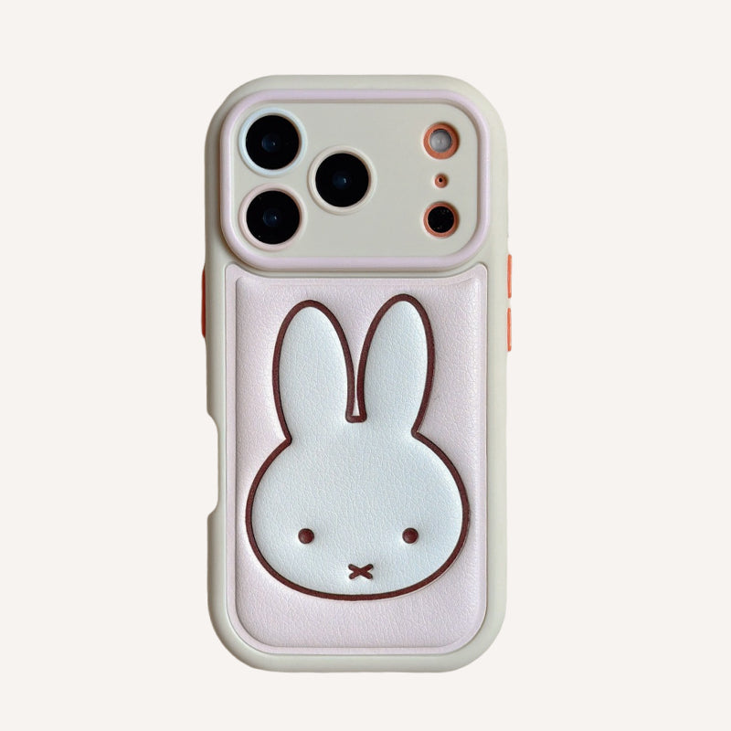 Foundation Miffy Rabbit Head Textured Phone Case
