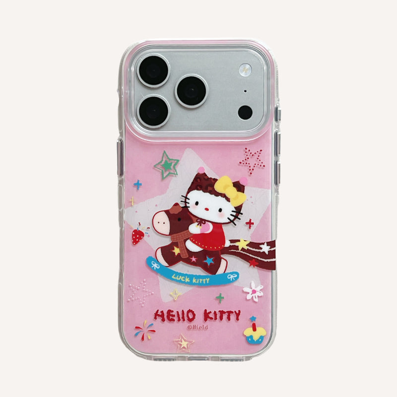 Magical Rocking Horse Kitty Anti-drop Phone Case
