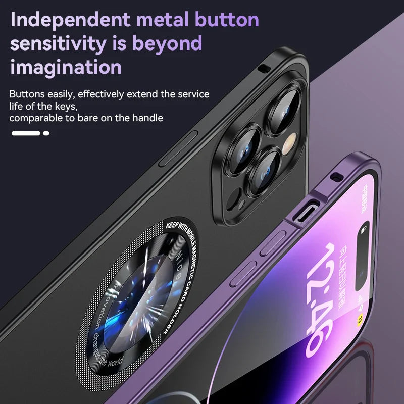 Metal Frame Magnetic Cover