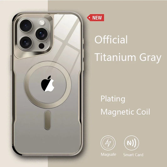 Luxury Plating Magnetic Cover