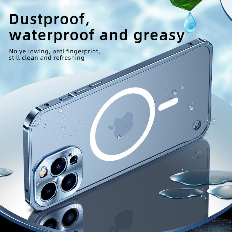 High-end metal magnetic cover