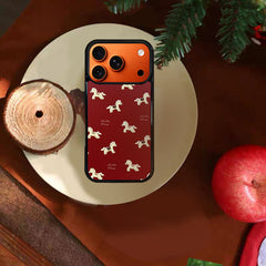 3D Embossed Pony All-Over Print Phone Case for iPhone 13-17 Pro Max