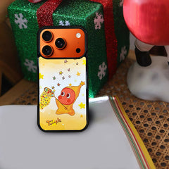 3D Embossed Twinkle Twinkle Star Catcher Phone Case for iPhone 13-17 Pro Max