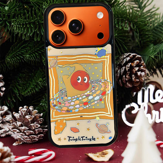 Gold-plated Star-shaped Anti-fingerprint Magnetic Case for Apple 17 Pro